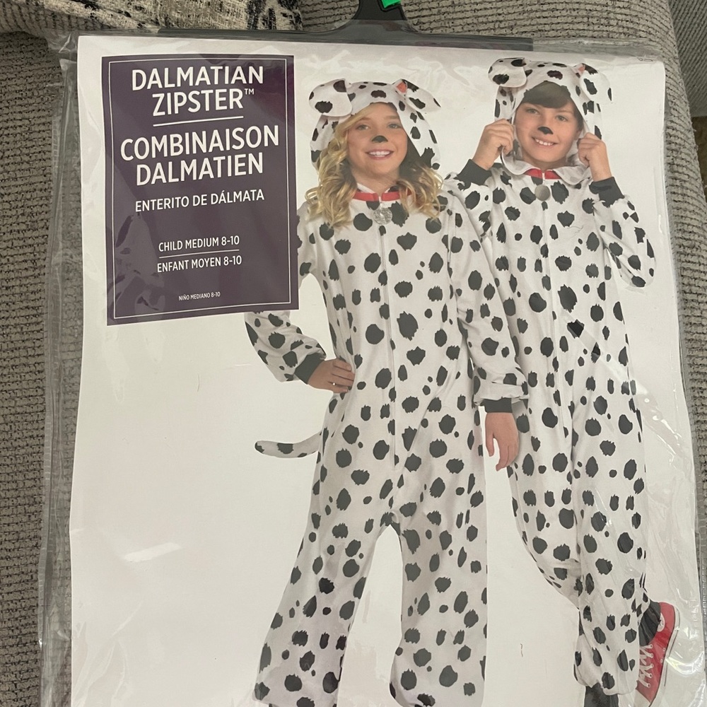 Dalmatian costume Kids size medium 8-10